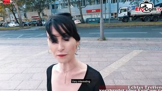german thin 18yo 19 year old pick up into outside