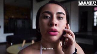 MAMACITAZ - (Leidy Azucar, Logan Salamanca) - Inked Chubby Latina Maid Getting
