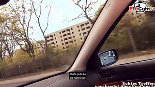Adorable shy Schoolgirl barely legal try outside date with german pick up bro