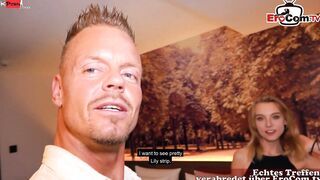 german slender 18 year old real street pick up date