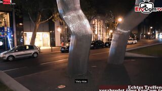 german slender 18 year old real street pick up date