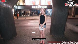 german slender 18 year old real street pick up date