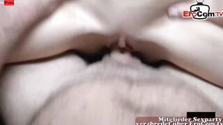 Sexual cunt with mouth fucking inside her nylons during the Sex Party without condoms
