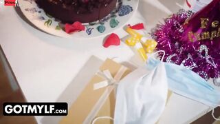 Bombshell Mom Misha Maver Gives Stepson A Boobjob For Birthday
