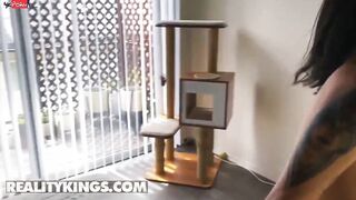 Reality Kings - Tiny Dark Haired Avery Black Teases her bf