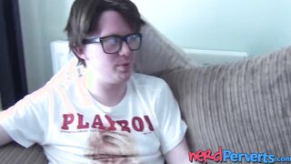 English babe falls for a fake producer and tastes his cum