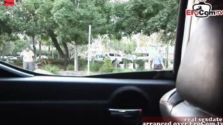 Blonde college girl picked up by big black cock for interracial sex