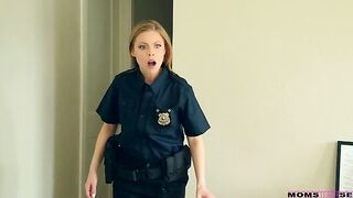 Britney Amber is a hard-nosed cop who doesn't take shit from anyone, including her stepson, Ricky Spanish. She getting her