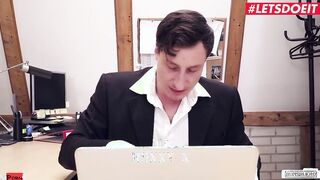 LETSDOEIT - (Jason Steel, Roxxy X) - Long Boobed German Secretary Has Her Tight Vagina Plowed By Her Boss