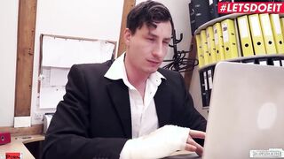 LETSDOEIT - (Jason Steel, Roxxy X) - Long Boobed German Secretary Has Her Tight Vagina Plowed By Her Boss