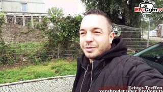 Real Vehicle Sexdate inside outdoor with german thin 18 hoe