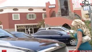 Blonde Milf with long titties picked up at the street