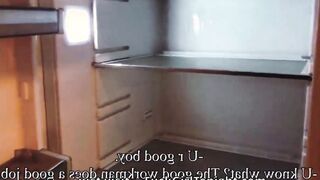 Hot Pretty Owner of the House Preying on Repairman