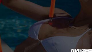 VIXEN Concierge Vanessa steals hotel guest away from his gf