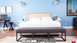 MOM4K Step Milf Seduces LARGE huge ebony dick Step Son Into Cummed Sex