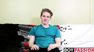 Taylor Tyce gets a naked cock in his ass after an interview