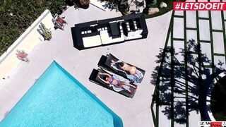 ScamAngels - Long Tit MILFs Abigail Mac And Madelyn Monroe Plowed Rich Guy