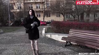 BITCHESABROAD - Nicole Ebony Is Into The Mood To Pounded A Stranger - LETSDOEIT