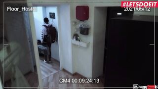 LUSTY HOSTEL - Ebony sexy Zaawaadi Getting Her Booty Pumped By White Cock - LETSDOEIT