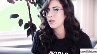 Porn actress convinces director to fuck