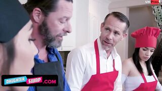 Daughter Swap - Sensual Besties Seduce And Swap Their Step