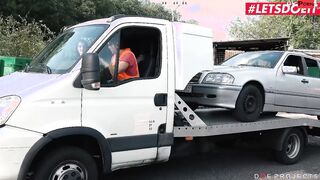 DOE PROJECTS - Francys Belle Offers Her Gorgeous Vagina To Mechanic - LETSDOEIT