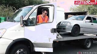 DOE PROJECTS - Francys Belle Offers Her Gorgeous Vagina To Mechanic - LETSDOEIT