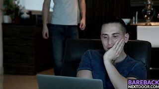 Three handsome horny guys make each other dreams come true