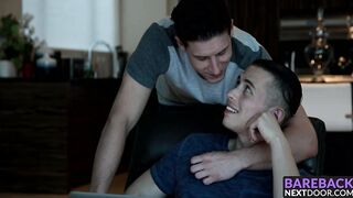 Three handsome horny guys make each other dreams come true