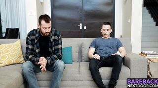 Three handsome horny guys make each other dreams come true