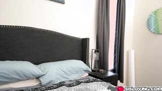 Stepsister rides my dick and cum on my shaft