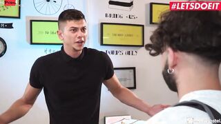 HORNYHOSTEL - (Amy Amor, Tommy Cabrio) - Gigantic Jugs Spanish 19 Yo Fucking With The Receptionist Behind Her Brothers Back