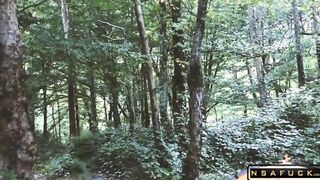 Real Sex in the Forest Fucked a Tourist in a Tent