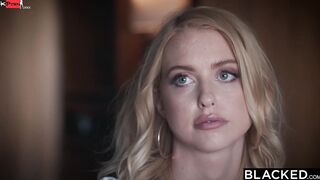BLACKED Sex-addicted tiny Blonde can't resist big black dick