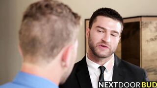 Alex flips Abel around thrusting his hard dick in and out