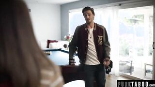 Superstar Jock Pounds The Cute Virgin's Twat On Camera