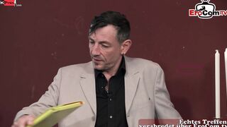 Vulgar big tit dark haired German Cougar wanna fucked with the dude