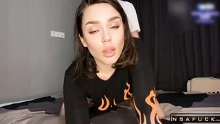 Hot Student gives Blowjob and Rides Cock