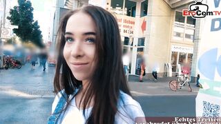 Small Au Pair schoolgirl eighteen meet for real blind date into germany