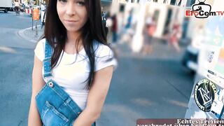 Small Au Pair schoolgirl eighteen meet for real blind date into germany