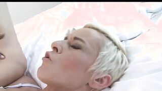 oxette Massage Her Clitoris As Her Vagina Swallows A Big Black Cock