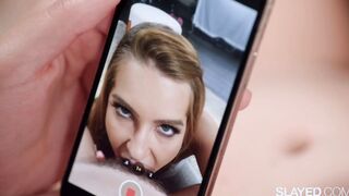 SLAYED Good Freya fucks bff Little Dragon with strap-on