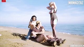 MAMACITAZ - Georgie Lyall Getting To Boned Frida Sante's Long Cock Boyfriend