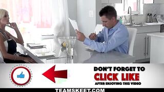 Aged Cougar Stepmom Seduces Her Son During Chores