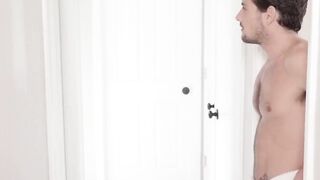 bratty sis- hiding step bro from mom (he slips his cock in!)