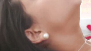 blonde milf swallows big dick whole