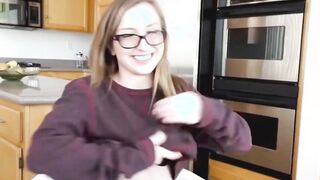 sweet young stepdaughter sucking and fucking big cock in pov