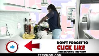 My Stepmom Rode My Cock Into The Kitchen