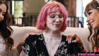 Tranny fucks hot angel and big ass devil