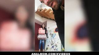 Slutty Stepmom Julia de Lucia Blackmailed By Son
